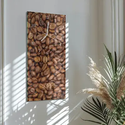 Horloge murale en verre rectangulaire Haricots