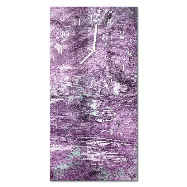 Horloge murale en verre rectangulaire Chaos