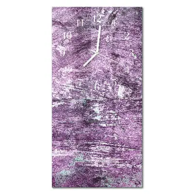 Horloge murale en verre rectangulaire Chaos