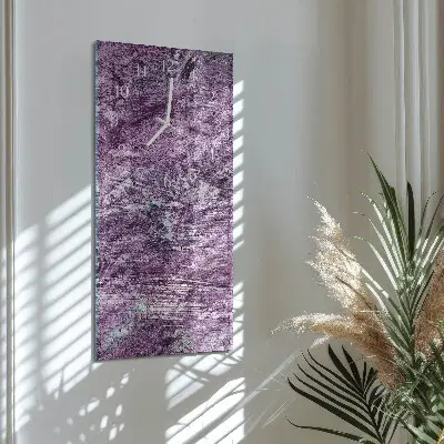 Horloge murale en verre rectangulaire Chaos