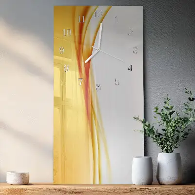 Horloge murale en verre rectangulaire Modèle
