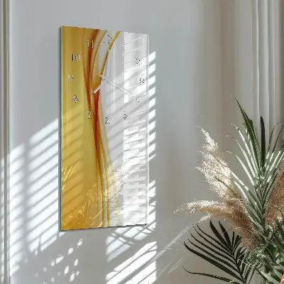Horloge murale en verre rectangulaire Modèle