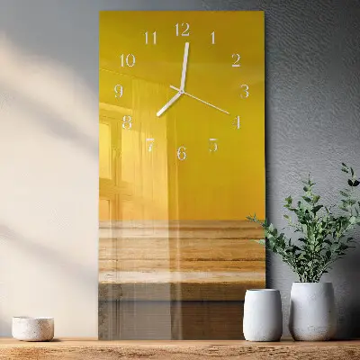 Horloge murale en verre rectangulaire Tableau