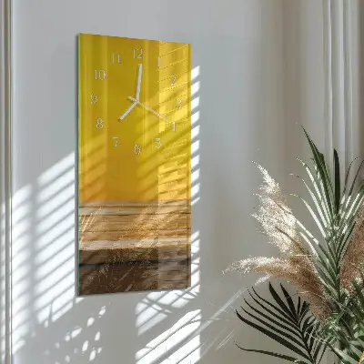 Horloge murale en verre rectangulaire Tableau