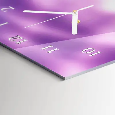 Horloge murale en verre rectangulaire Modèle