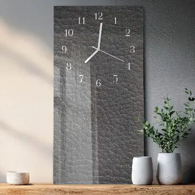 Horloge murale en verre rectangulaire Fourrure