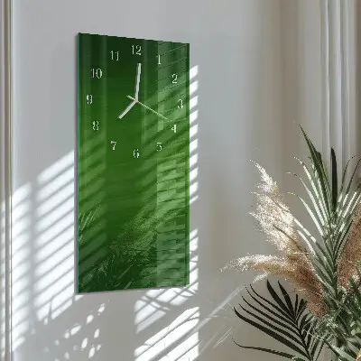 Horloge murale en verre rectangulaire Modèle