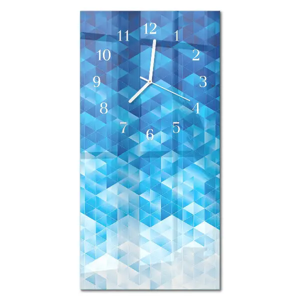 Horloge murale en verre rectangulaire Modèle