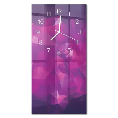 Horloge murale en verre rectangulaire Modèle