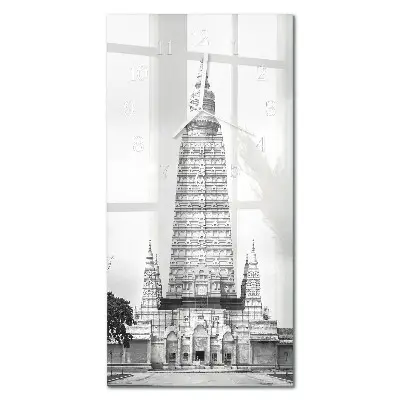 Horloge murale en verre rectangulaire Perspectives