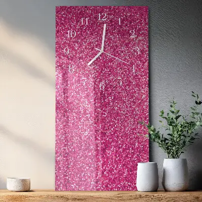 Horloge murale en verre rectangulaire Apparence