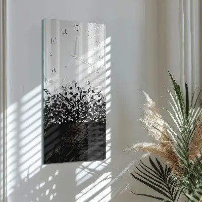 Horloge murale en verre rectangulaire Diplômes