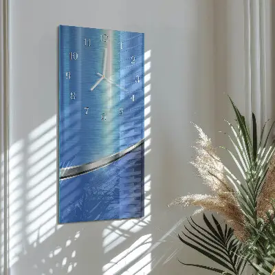 Horloge murale en verre rectangulaire Modèle
