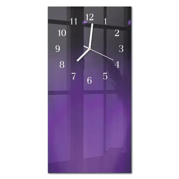 Horloge murale en verre rectangulaire Modèle