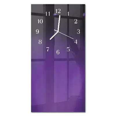 Horloge murale en verre rectangulaire Modèle