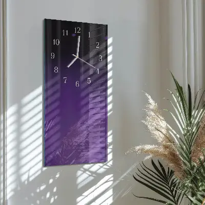 Horloge murale en verre rectangulaire Modèle