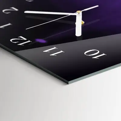 Horloge murale en verre rectangulaire Modèle