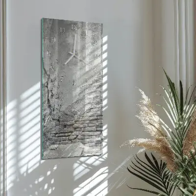 Horloge murale en verre rectangulaire Mur