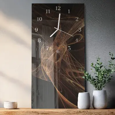 Horloge murale en verre rectangulaire Modèle