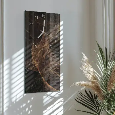 Horloge murale en verre rectangulaire Modèle