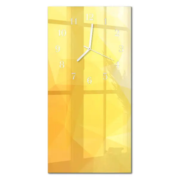 Horloge murale en verre rectangulaire Modèle