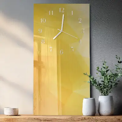 Horloge murale en verre rectangulaire Modèle