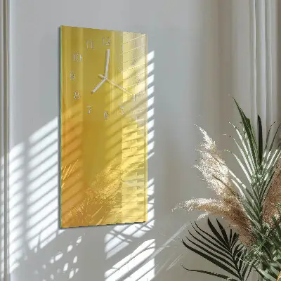 Horloge murale en verre rectangulaire Modèle