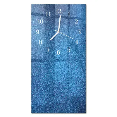 Horloge murale en verre rectangulaire Matériel