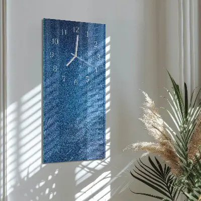 Horloge murale en verre rectangulaire Matériel