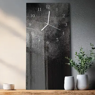 Horloge murale en verre rectangulaire Sable