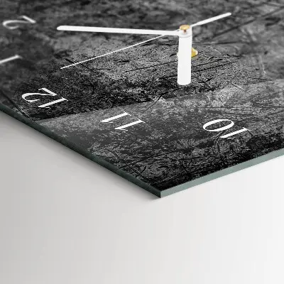 Horloge murale en verre rectangulaire Modèle