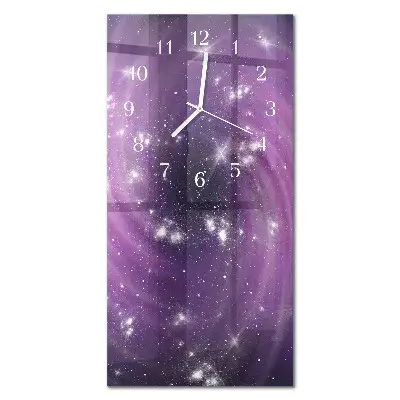 Horloge murale en verre rectangulaire Abstraction