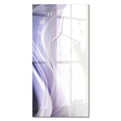 Horloge murale en verre rectangulaire Abstraction