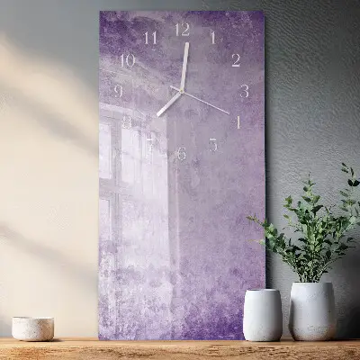 Horloge murale en verre rectangulaire Modèle