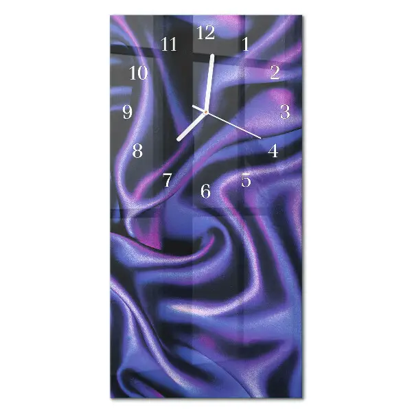 Horloge murale en verre rectangulaire Velours