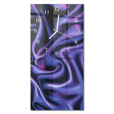 Horloge murale en verre rectangulaire Velours