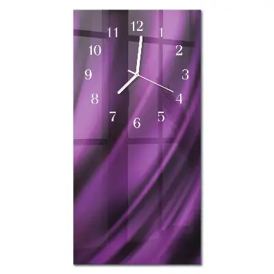 Horloge murale en verre rectangulaire Abstraction