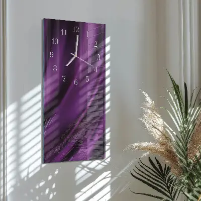 Horloge murale en verre rectangulaire Abstraction