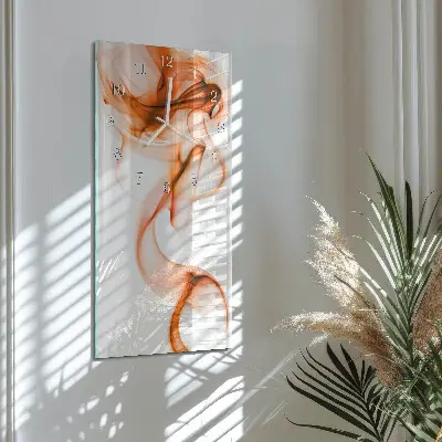 Horloge murale en verre rectangulaire Modèle