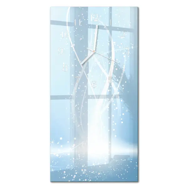 Horloge murale en verre rectangulaire Apparence