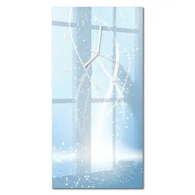 Horloge murale en verre rectangulaire Apparence
