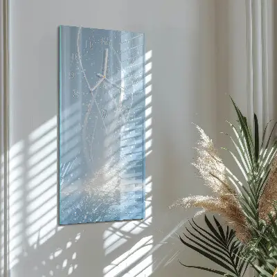 Horloge murale en verre rectangulaire Apparence