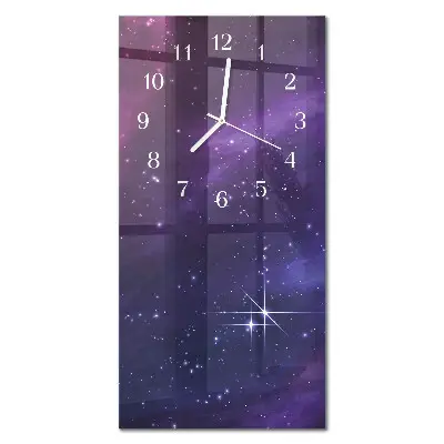Horloge murale en verre rectangulaire Apparence