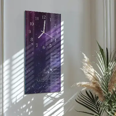 Horloge murale en verre rectangulaire Apparence