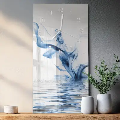 Horloge murale en verre rectangulaire Modèle