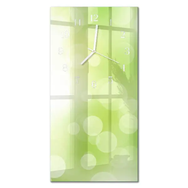 Horloge murale en verre rectangulaire Modèle