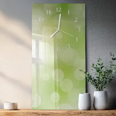 Horloge murale en verre rectangulaire Modèle