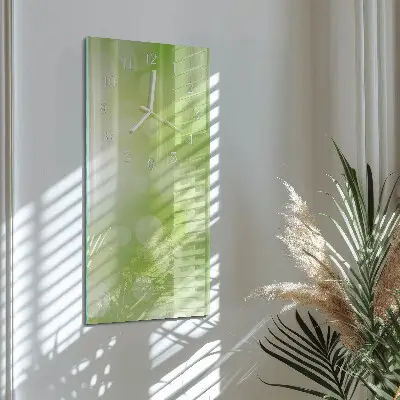 Horloge murale en verre rectangulaire Modèle