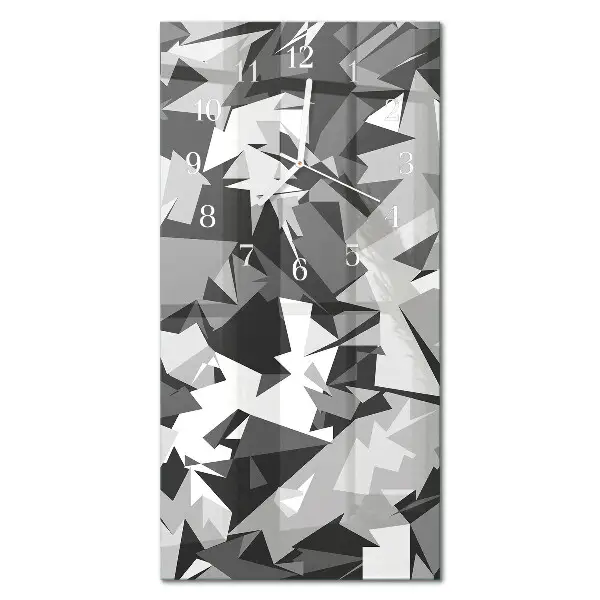 Horloge murale en verre rectangulaire Modèle