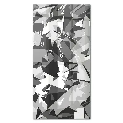 Horloge murale en verre rectangulaire Modèle